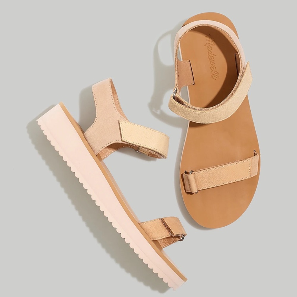 Madewell The Maggie Sandal in Colorblock